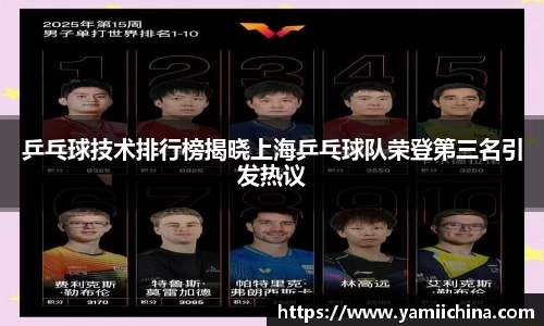 乒乓球技术排行榜揭晓上海乒乓球队荣登第三名引发热议